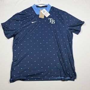 Nike Men's Dark Blue Patterned Jersey